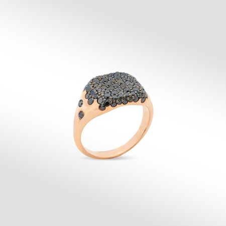 unazë për femra rexha gold seal pavé